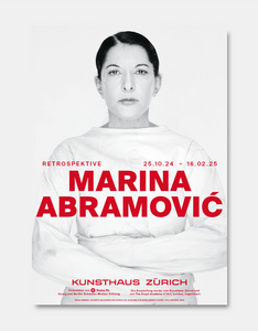 Marina Abramović Ausstellungsplakat