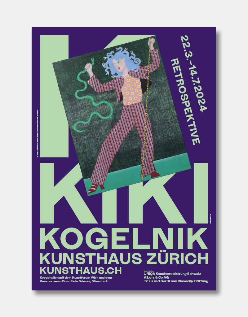 Kiki Kogelnik - Retrospektive Ausstellungsplakat