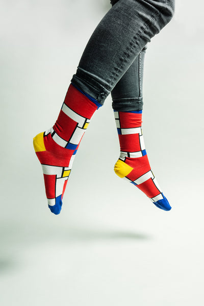 Socken Piet Mondrian