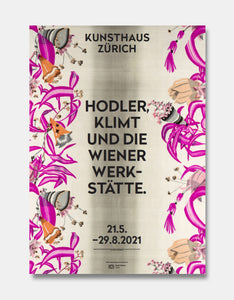 Hodler, Klimt und die Wiener Werkstätte. [Ausstellungsplakat]